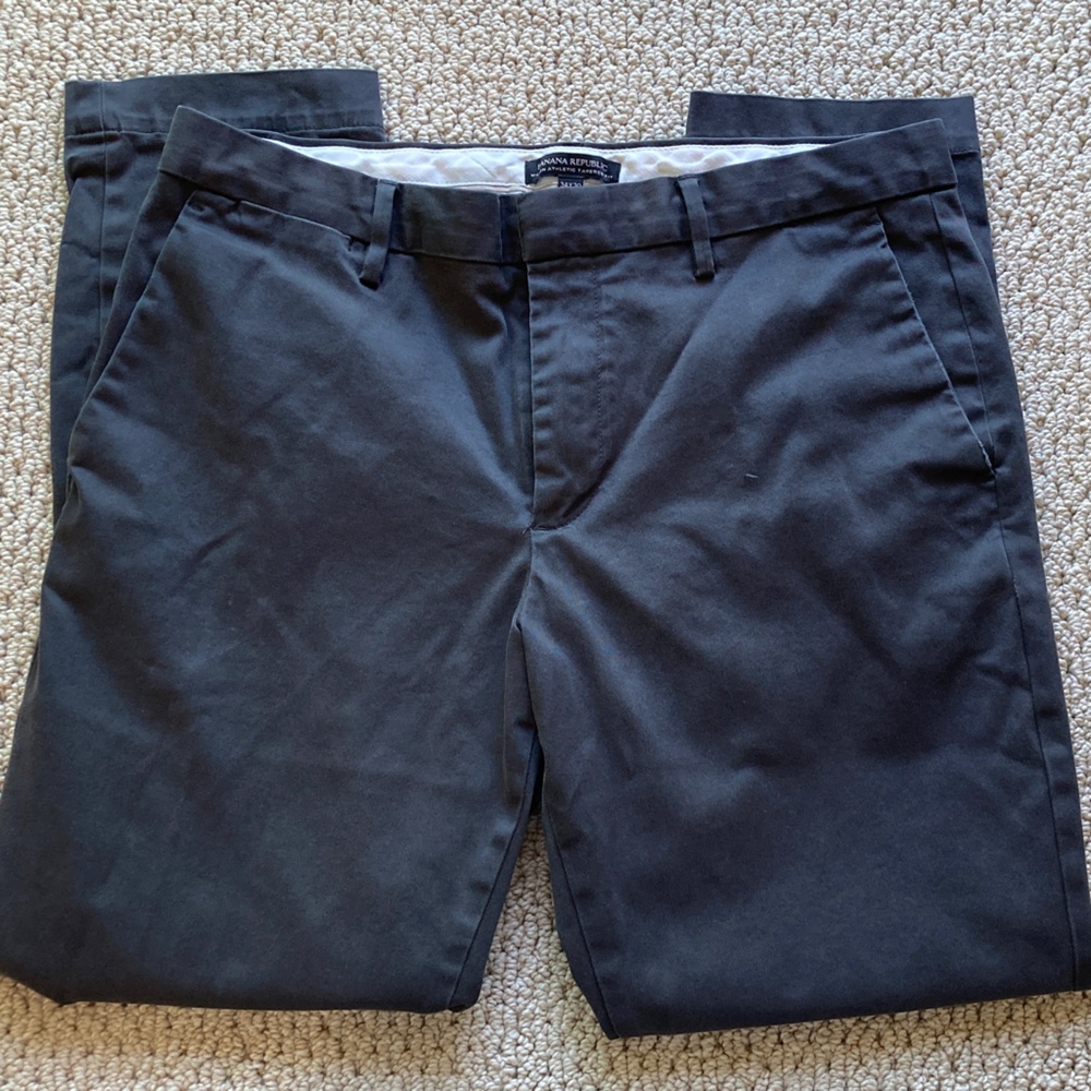 Banana Republic Dark Gray Men's Chinos